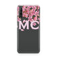 Personalised Floral Blossom Black Pink Huawei P Smart Pro 2019