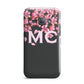 Personalised Floral Blossom Black Pink Samsung Galaxy J1 2016 Case