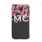 Personalised Floral Blossom Black Pink Samsung Galaxy J5 Case