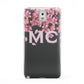 Personalised Floral Blossom Black Pink Samsung Galaxy Note 3 Case