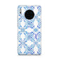 Personalised Floral Greek Tiles Huawei Mate 30