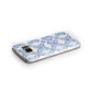 Personalised Floral Greek Tiles Samsung Galaxy Case Side Close Up