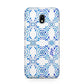 Personalised Floral Greek Tiles Samsung Galaxy J3 2017 Case
