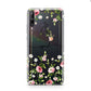 Personalised Floral Initial Huawei P40 Lite E Phone Case