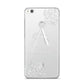 Personalised Floral Initial with Name Huawei P8 Lite Case