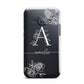 Personalised Floral Initial with Name Samsung Galaxy J1 2016 Case