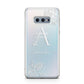 Personalised Floral Initial with Name Samsung Galaxy S10E Case