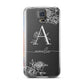 Personalised Floral Initial with Name Samsung Galaxy S5 Case