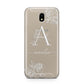 Personalised Floral Initial with Name Samsung J5 2017 Case