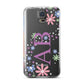 Personalised Floral Initials Samsung Galaxy S5 Case