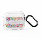 Personalised Floral Meadow AirPods Clear Case 3rd Gen