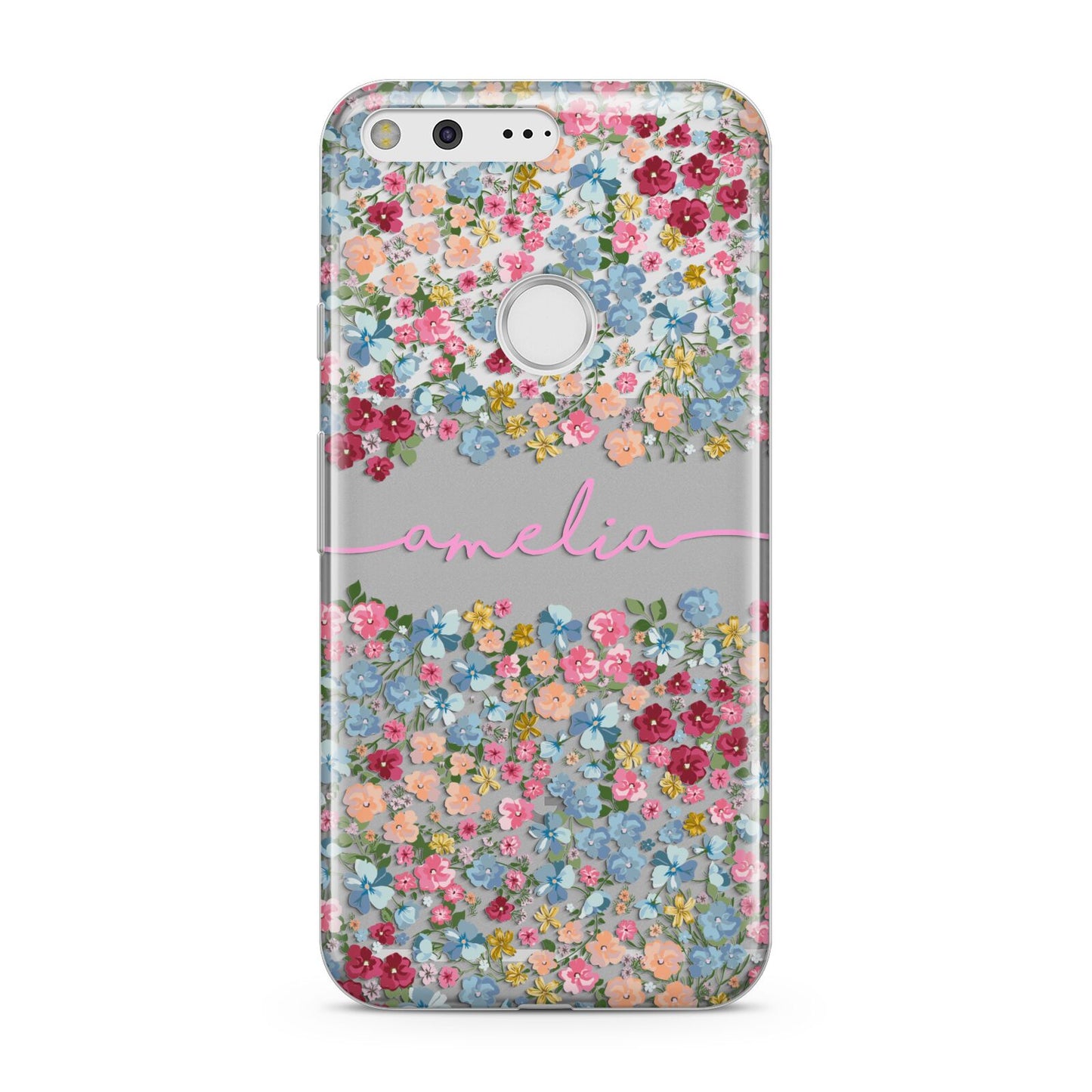Personalised Floral Meadow Google Pixel Case
