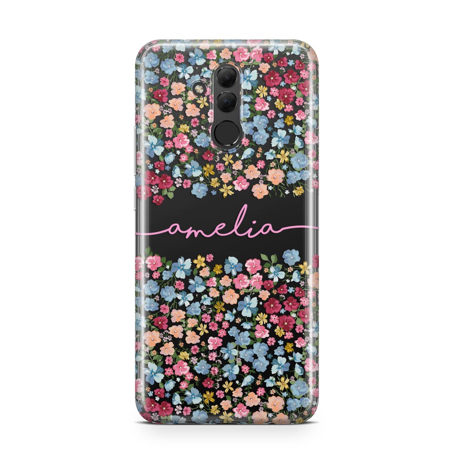 Personalised Floral Meadow Huawei Mate 20 Lite