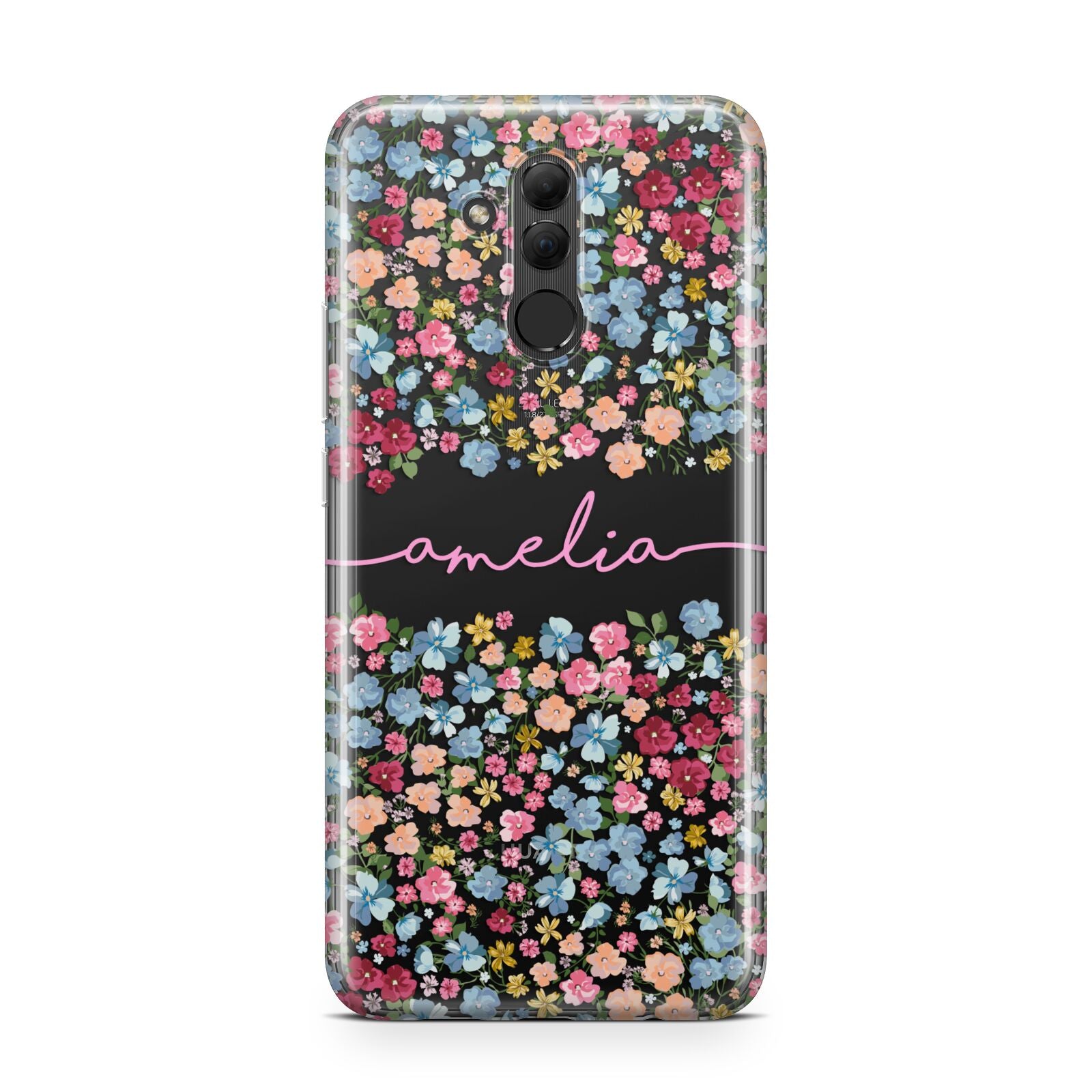 Personalised Floral Meadow Huawei Mate 20 Lite