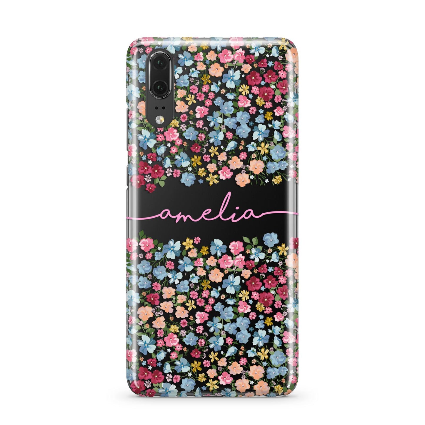 Personalised Floral Meadow Huawei P20 Phone Case