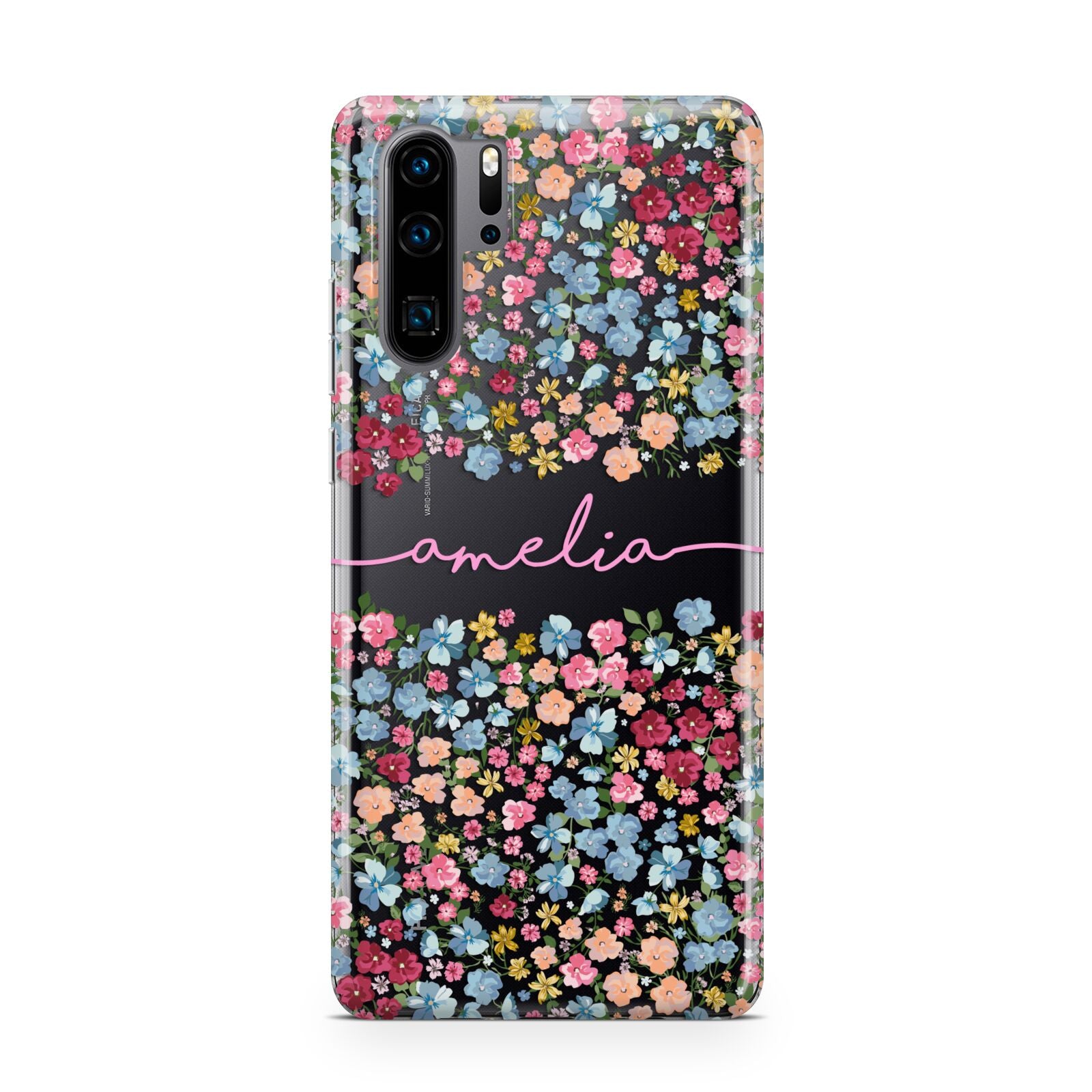 Personalised Floral Meadow Huawei P30 Pro Phone Case