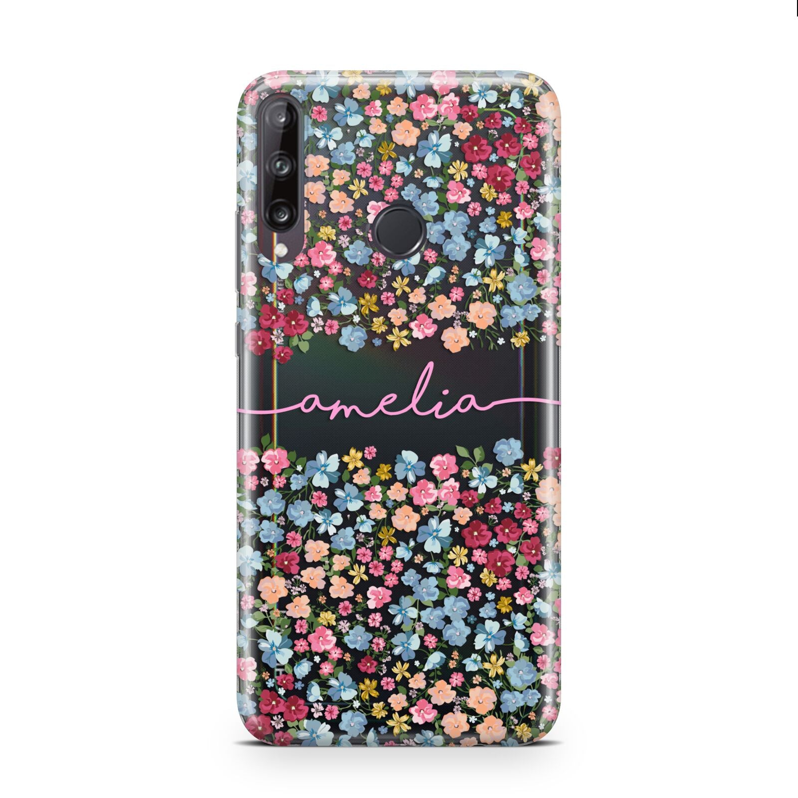 Personalised Floral Meadow Huawei P40 Lite E Phone Case
