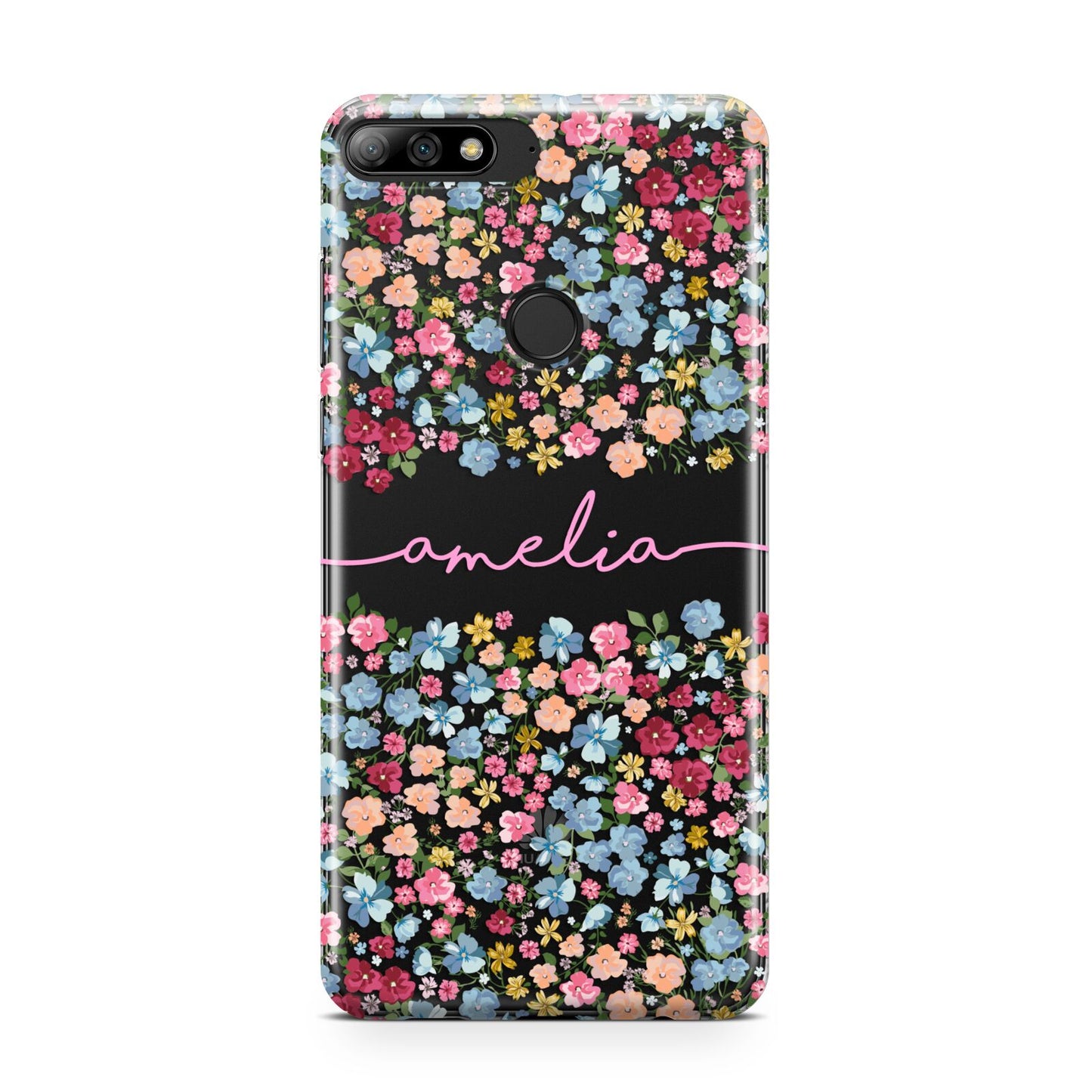 Personalised Floral Meadow Huawei Y7 2018