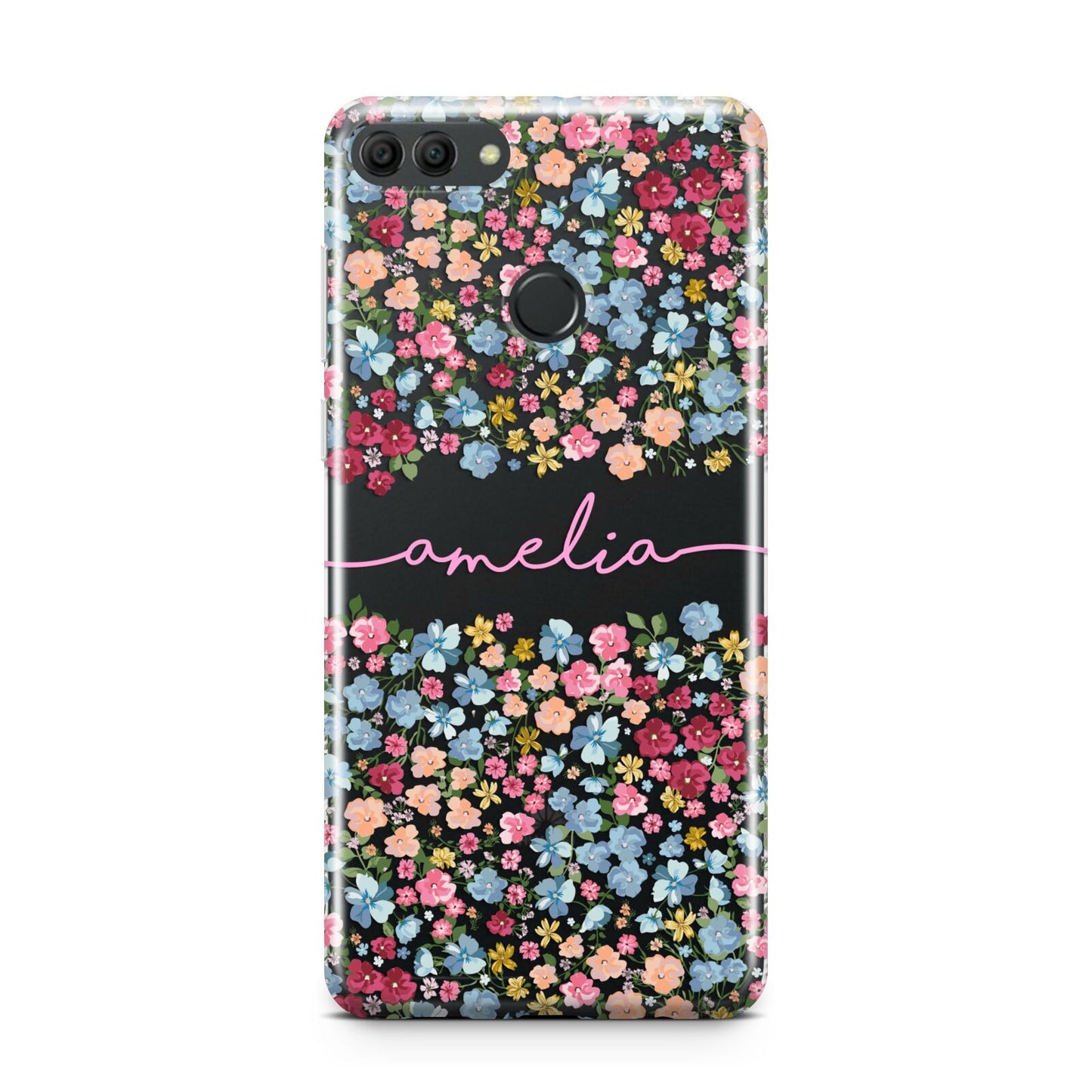 Personalised Floral Meadow Huawei Y9 2018