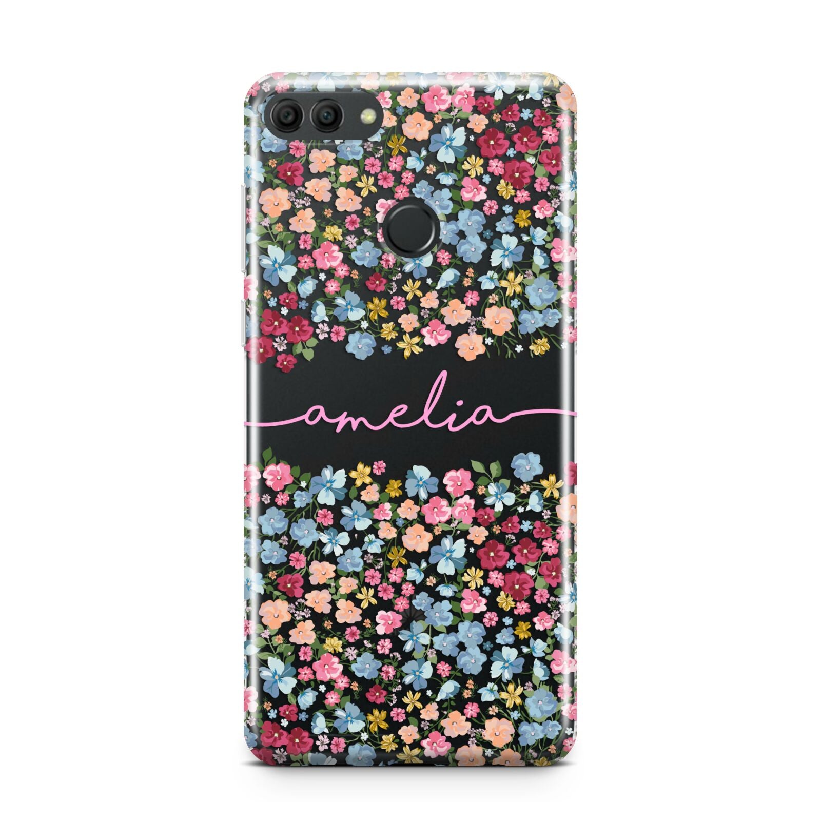 Personalised Floral Meadow Huawei Y9 2018