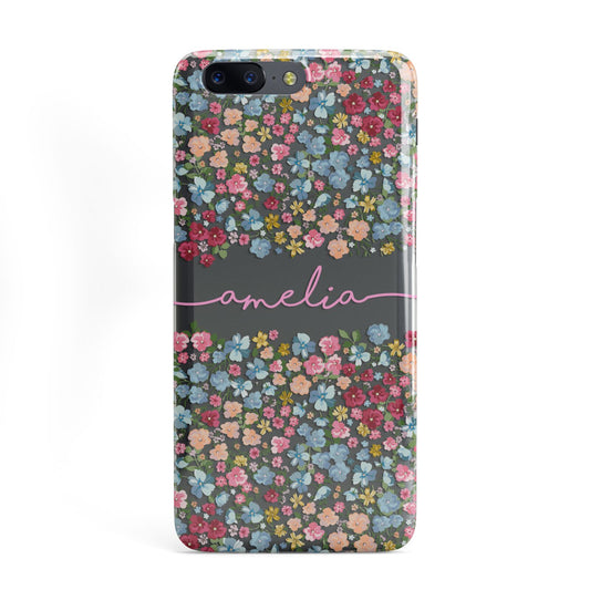 Personalised Floral Meadow OnePlus Case