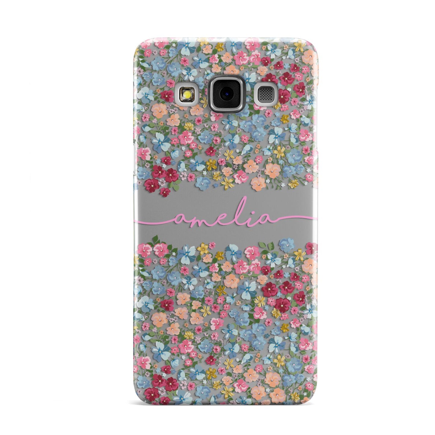 Personalised Floral Meadow Samsung Galaxy A3 Case