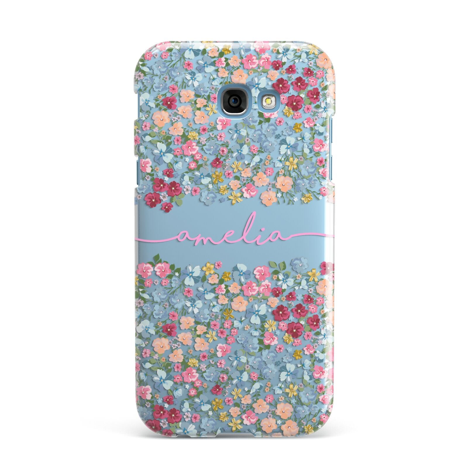 Personalised Floral Meadow Samsung Galaxy A7 2017 Case