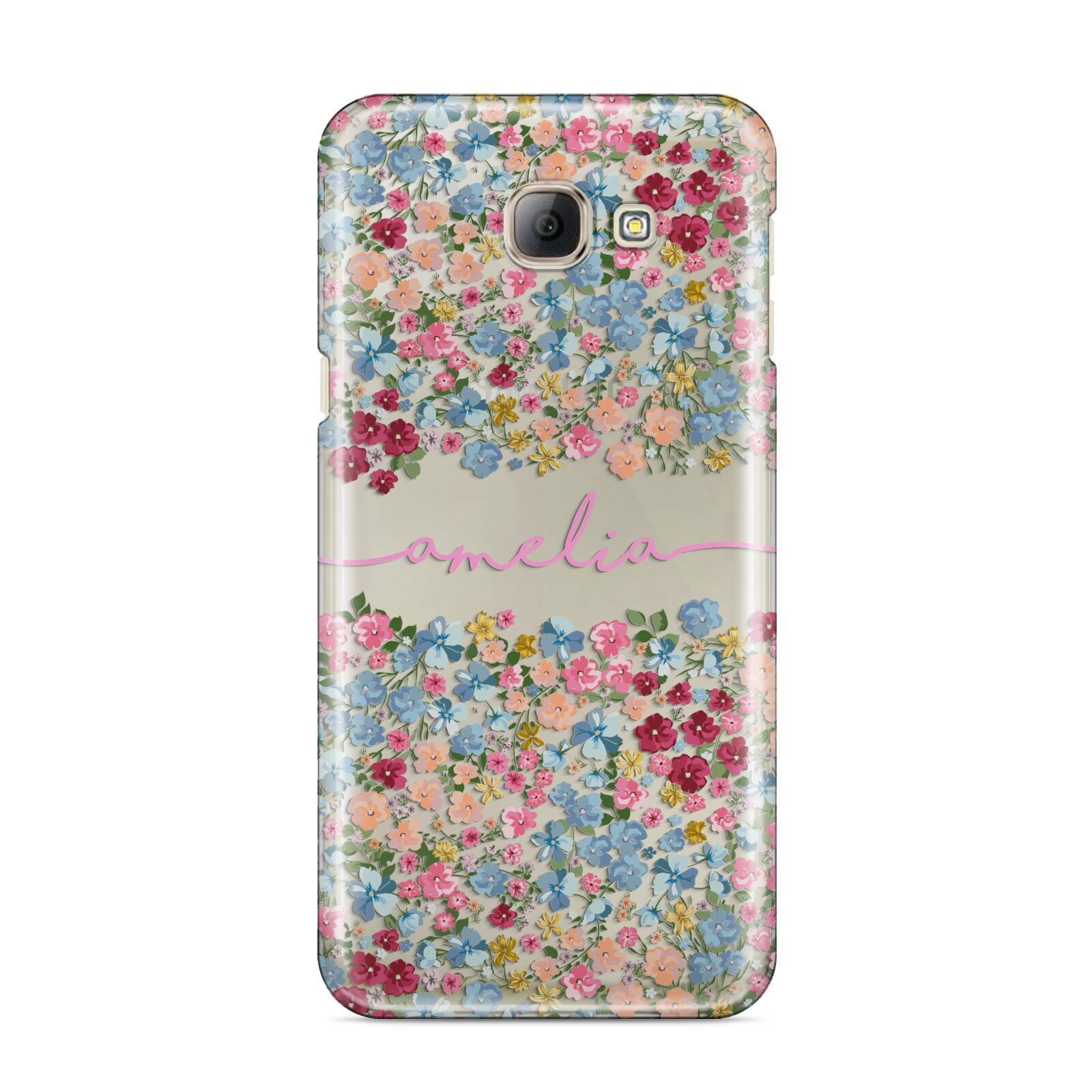 Personalised Floral Meadow Samsung Galaxy A8 2016 Case