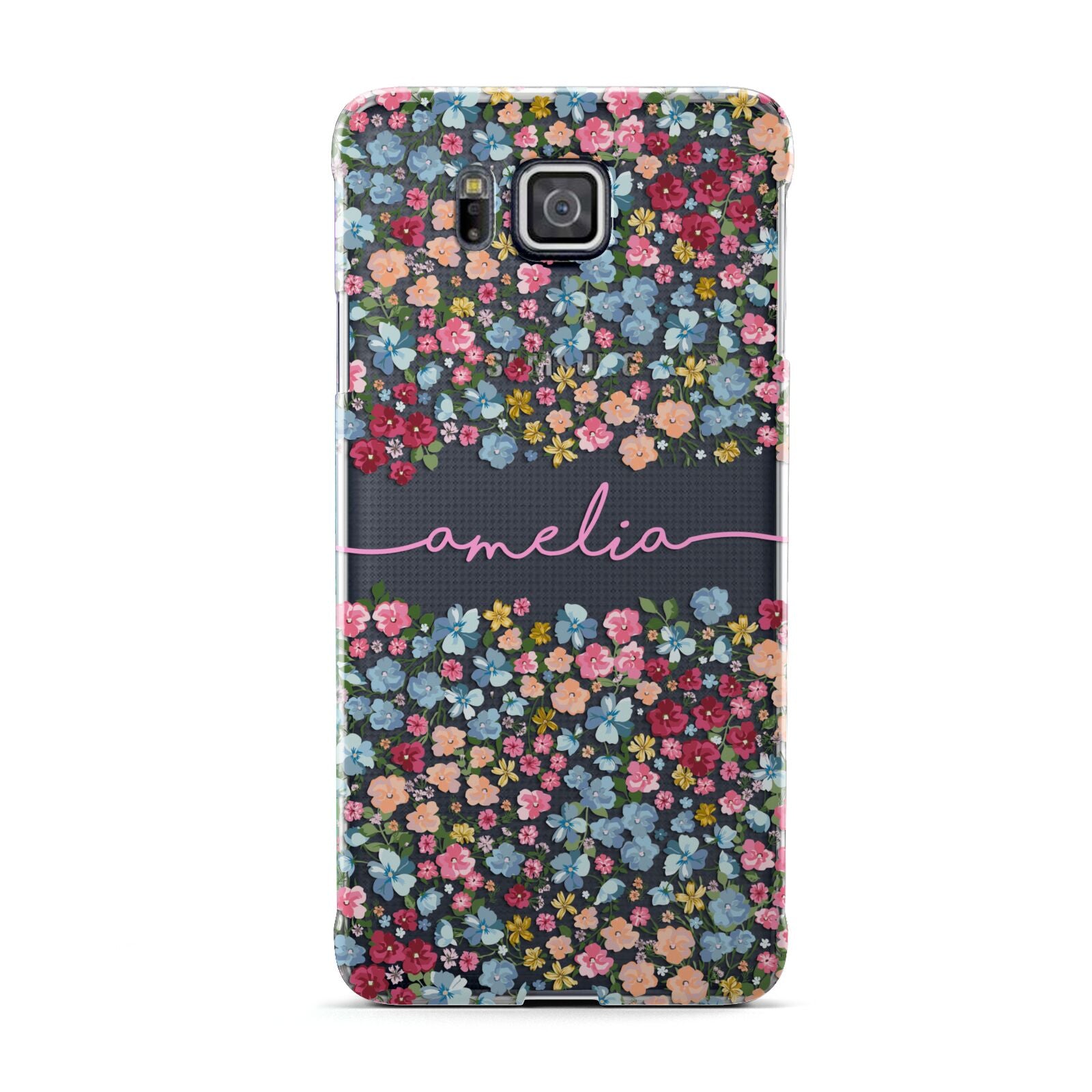 Personalised Floral Meadow Samsung Galaxy Alpha Case