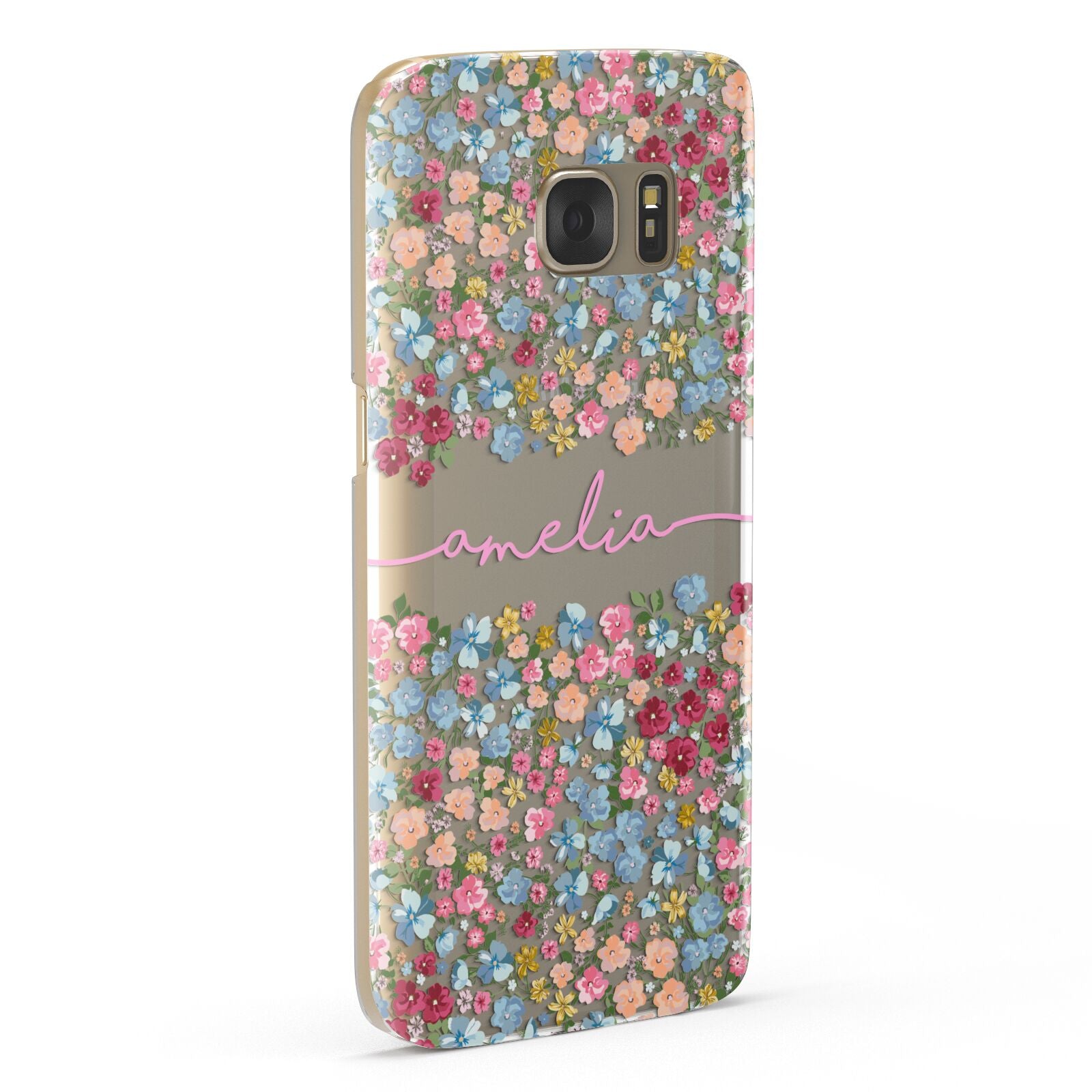 Personalised Floral Meadow Samsung Galaxy Case Fourty Five Degrees