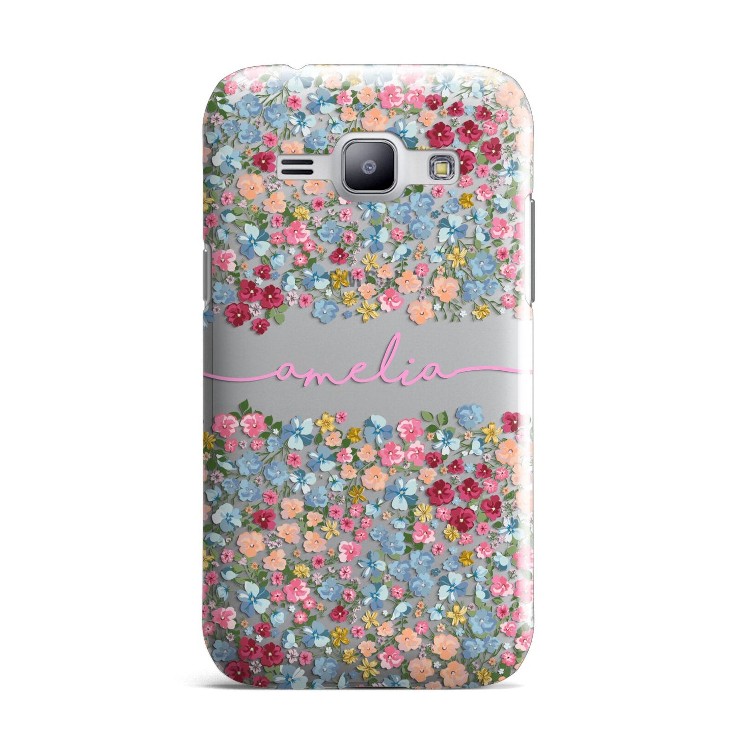 Personalised Floral Meadow Samsung Galaxy J1 2015 Case