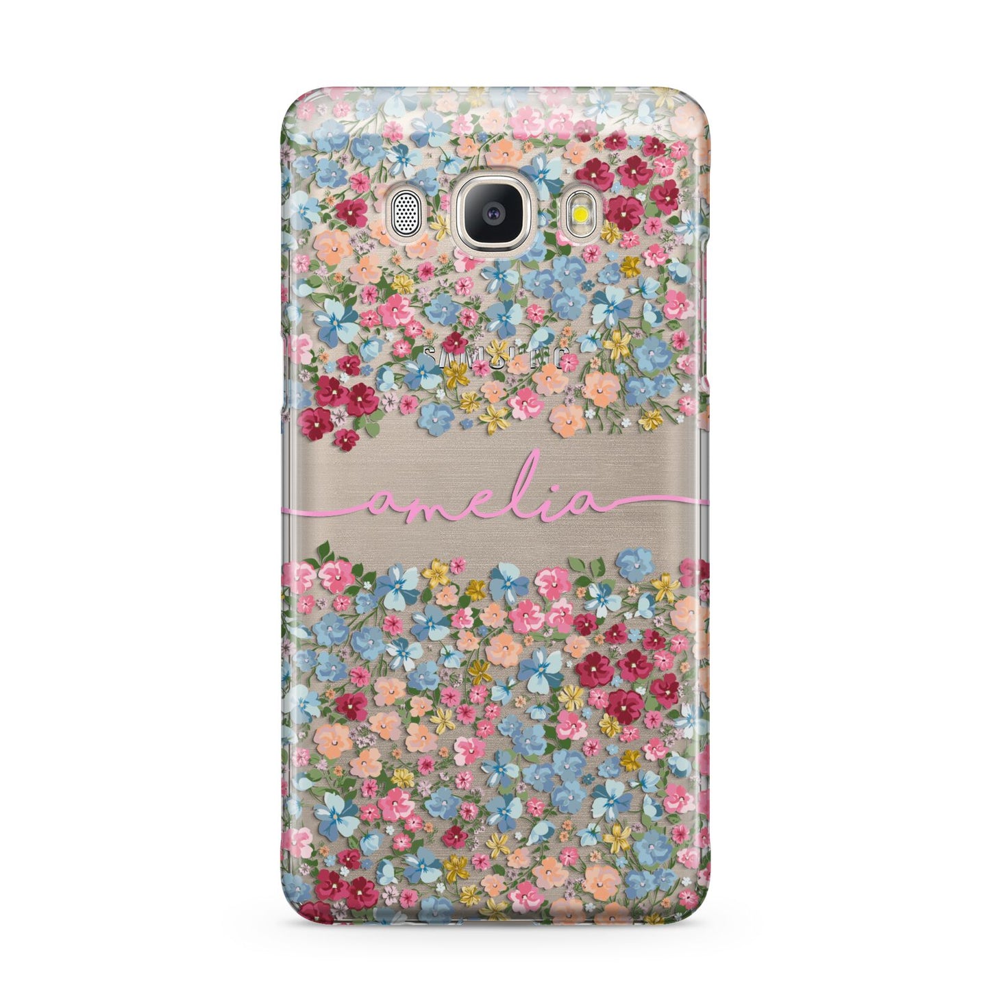 Personalised Floral Meadow Samsung Galaxy J5 2016 Case