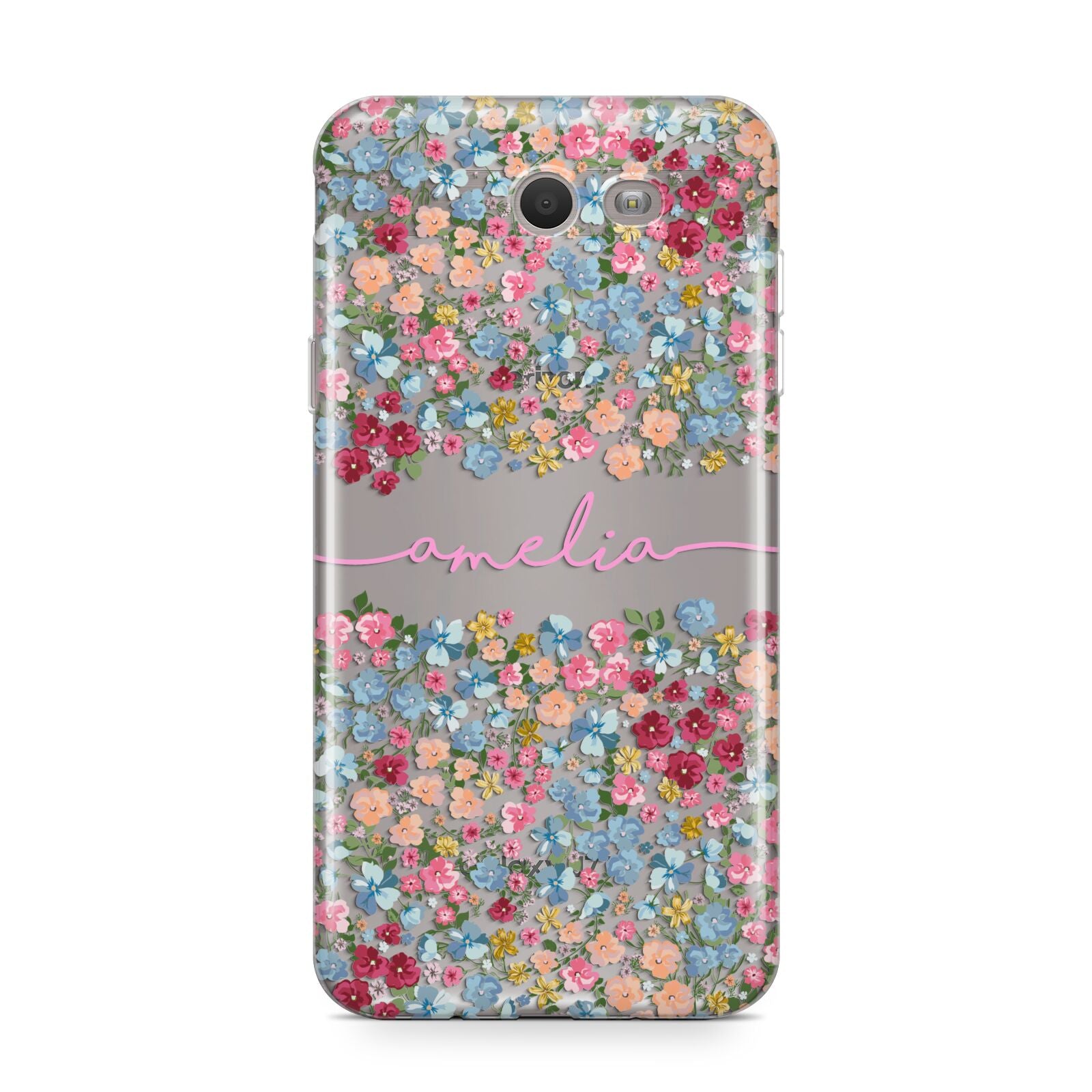 Personalised Floral Meadow Samsung Galaxy J7 2017 Case