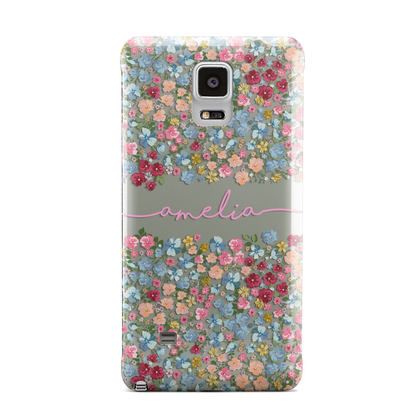 Personalised Floral Meadow Samsung Galaxy Note 4 Case