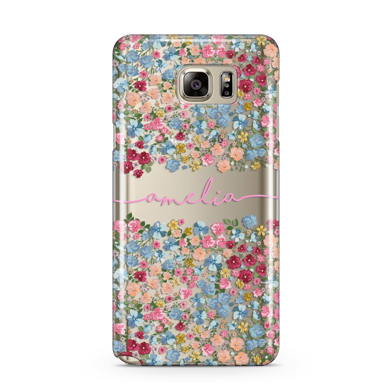 Personalised Floral Meadow Samsung Galaxy Note 5 Case