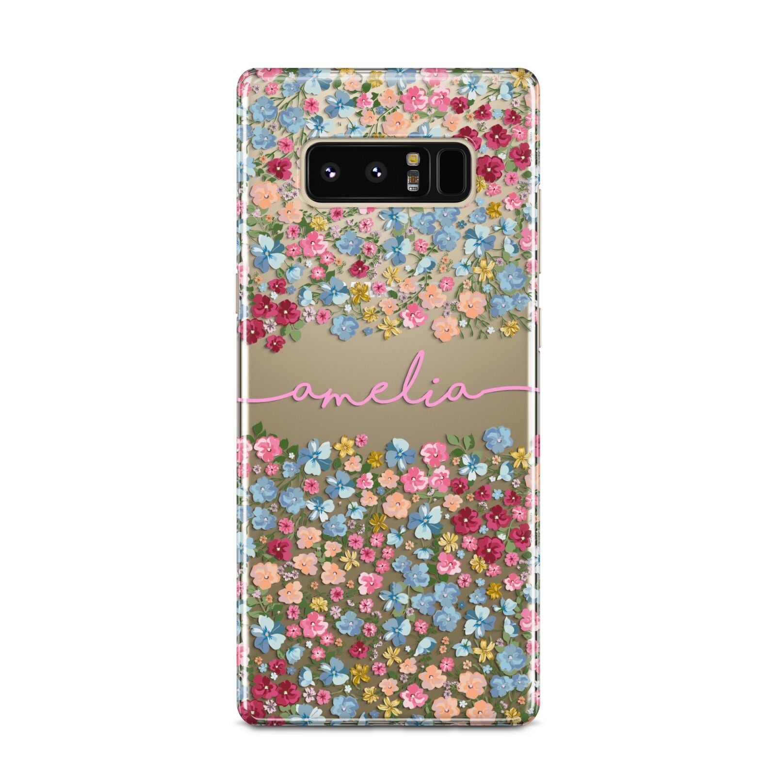 Personalised Floral Meadow Samsung Galaxy Note 8 Case
