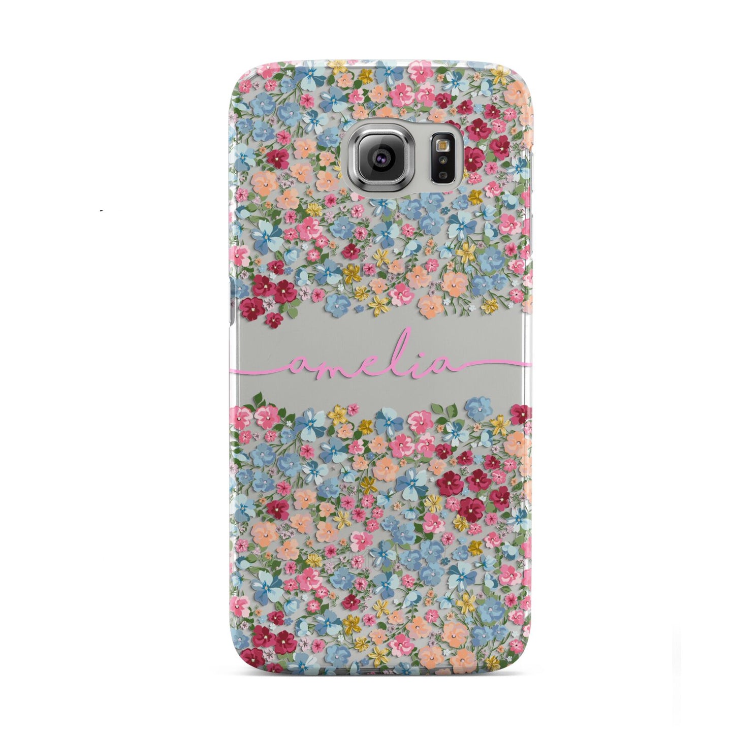 Personalised Floral Meadow Samsung Galaxy S6 Case