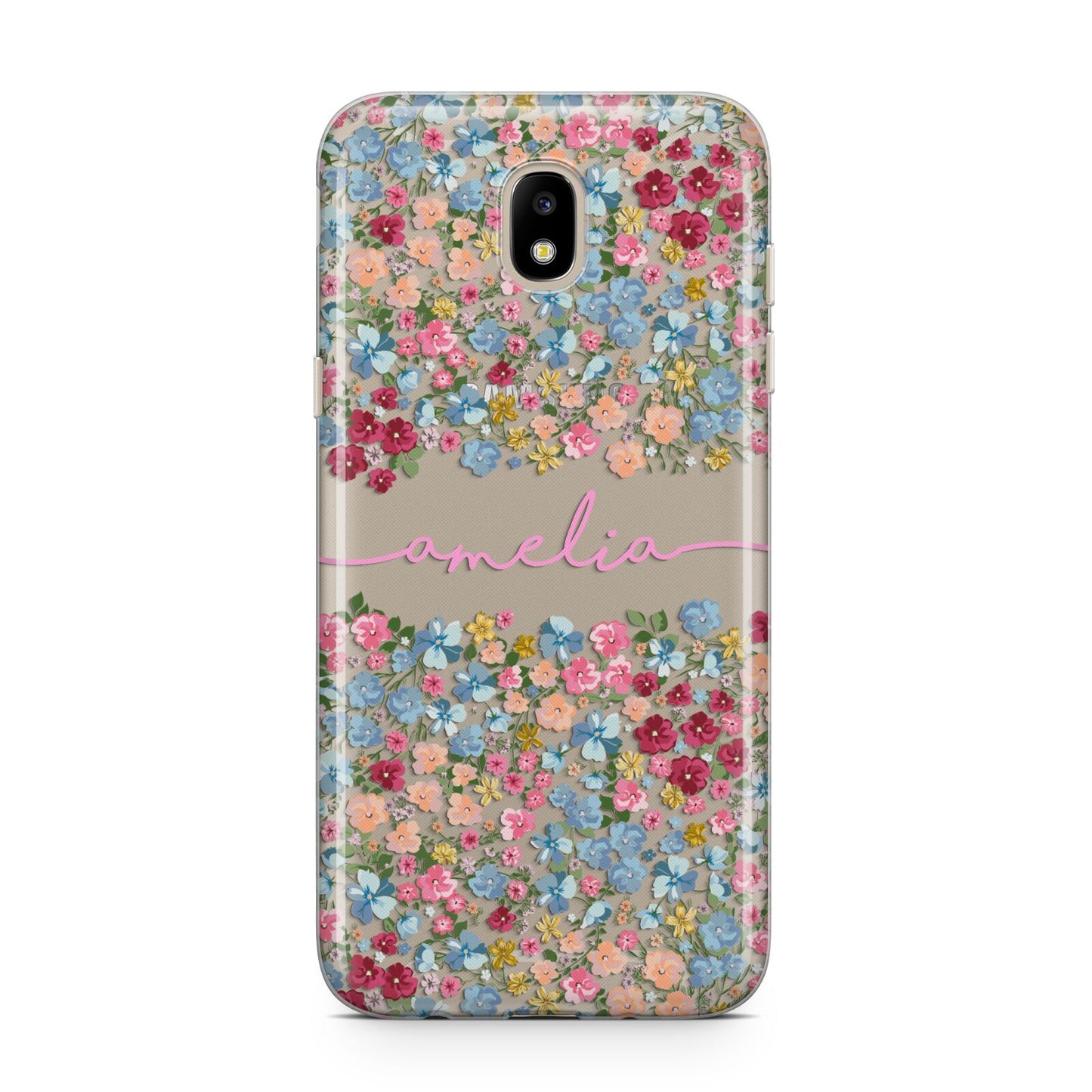 Personalised Floral Meadow Samsung J5 2017 Case
