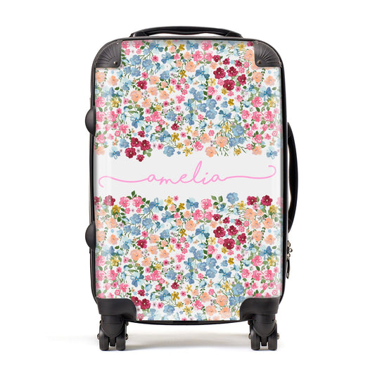 Personalised Floral Meadow Suitcase
