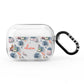 Personalised Floral Name Halloween AirPods Pro Clear Case