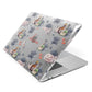 Personalised Floral Name Halloween Apple MacBook Case Side View