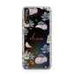 Personalised Floral Name Halloween Huawei Enjoy 10s Phone Case
