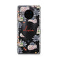 Personalised Floral Name Halloween Huawei Mate 30
