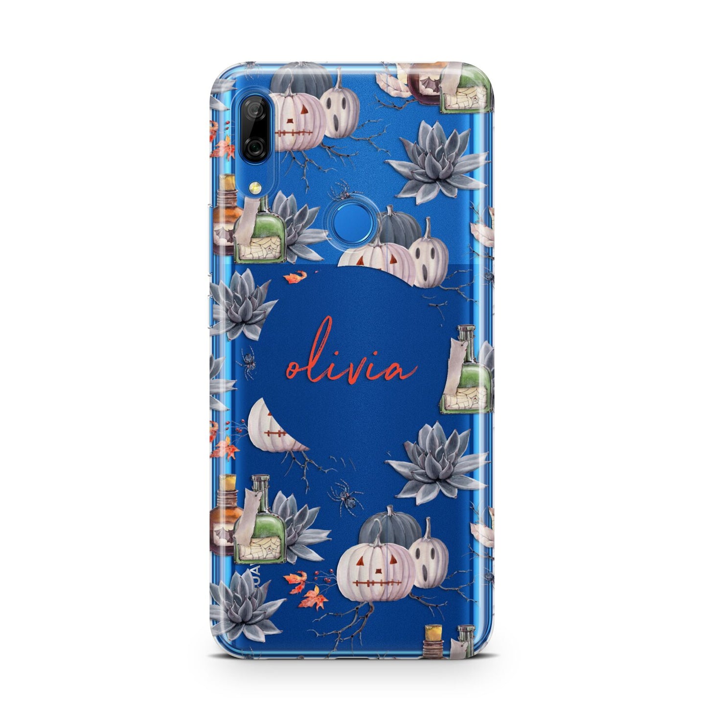 Personalised Floral Name Halloween Huawei P Smart Z