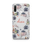 Personalised Floral Name Halloween Huawei P30 Lite Phone Case