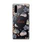 Personalised Floral Name Halloween Huawei P30 Phone Case