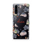 Personalised Floral Name Halloween Huawei P30 Pro Phone Case
