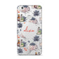 Personalised Floral Name Halloween Huawei P8 Lite Case