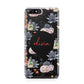 Personalised Floral Name Halloween Huawei Y7 2018
