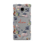 Personalised Floral Name Halloween Samsung Galaxy A5 Case